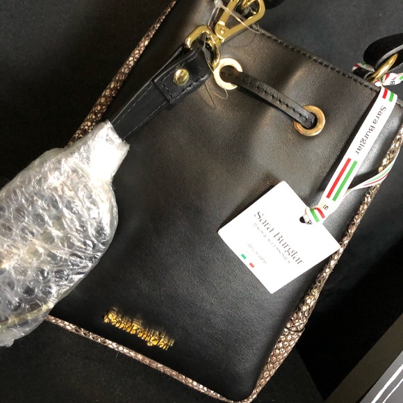 Sara Burglar Ariel Snake Italian Leather Bag NWT💥 - Picture 1 of 8